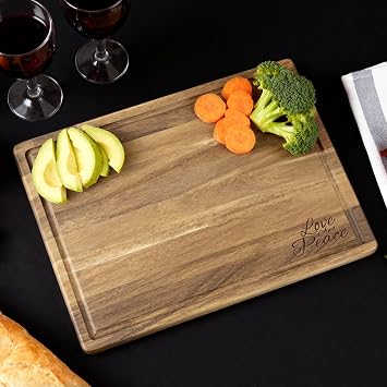 Personalized Acacia Wood Cutting Board Gift