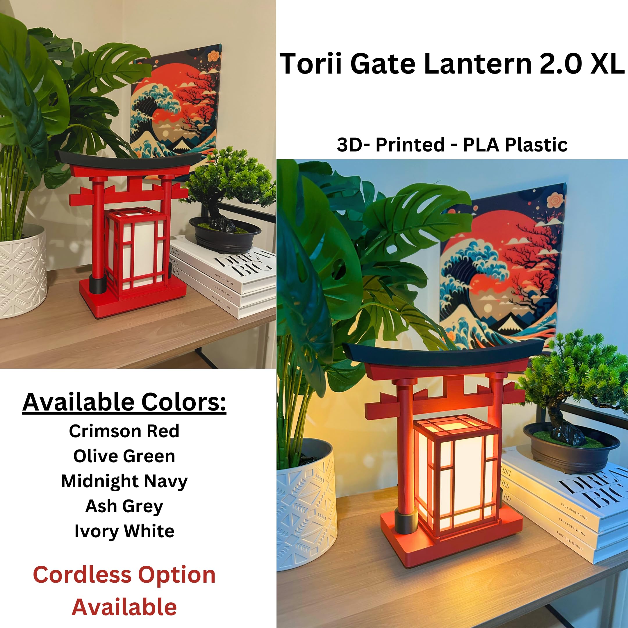 Amazon.com: Japanese Torii Gate Lantern 2.0 XL - Exquisite