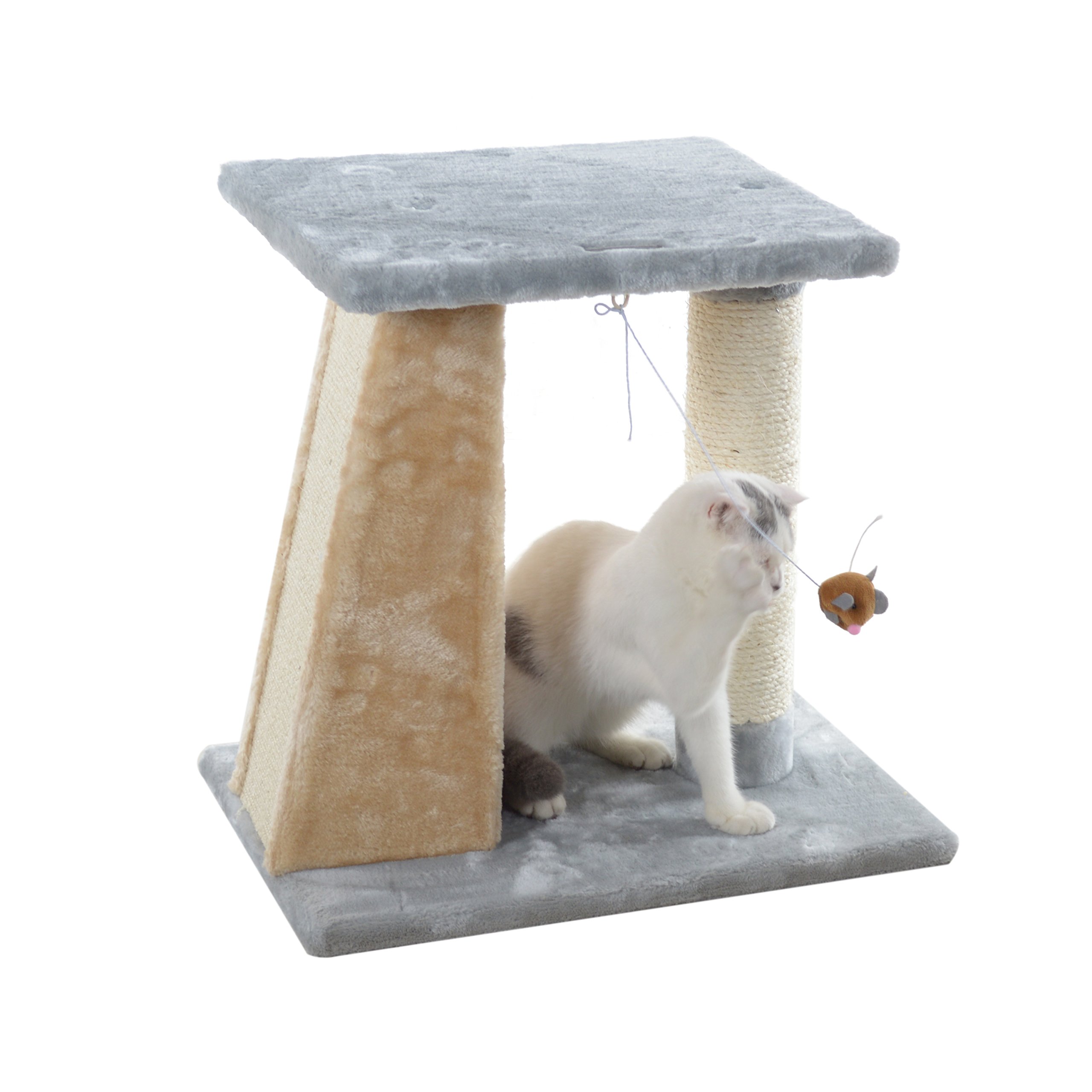 Photo 1 of Aeromark Cat Scratcher,Silver Gray,20"(L) X14(W) X20(H),X2001 20"(L)X14"(W)X20"(H) Silver Gray