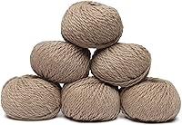 Vista 59 de Juego de 3 madejas 100% de lana de alpaca bebé, peso voluminoso, fabricadas en Perú, celestial suave y perfecto para tejer y tejer a ganchillo