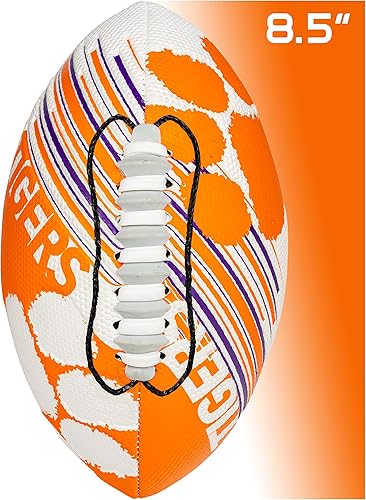 Miniatura 172 de Franklin Sports NCAA - Mini balón de fútbol juvenil - 8.5 pulgadas SPACELACE textura de fácil agarre, perfecto para niños