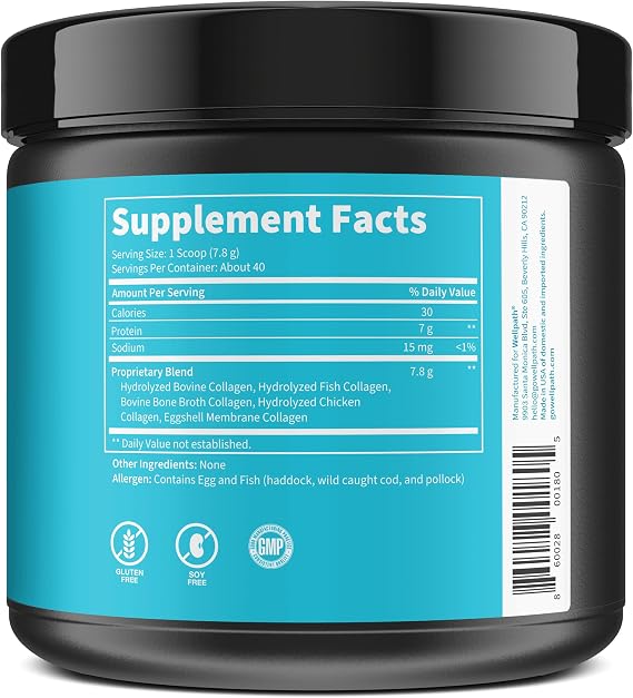 WellPath Renew Multi Collagen Protein Powder for Women and Soothe Cortisol Manager - Cortisol Supplements for Stress Support and Detox