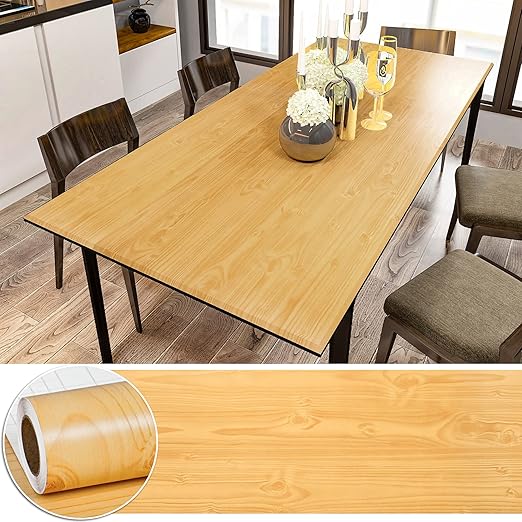 Amazon Chichome 壁紙シール 木目シート ベージュ カッティングシート 木目45cm 6m リメイクシート 壁紙 はがせる インテリアシール 自己接着 ウォール ステッカー クロス ふすま紙 キッチン のり付き 家具 補修 模様換え 賃貸ok おしゃれdiy 防水 防カビ 玄関 ドア