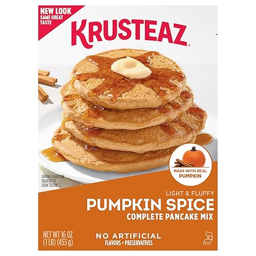 Krusteaz Pumpkin Spice Pancake Mix, 16 Ounce (Pack of 1)