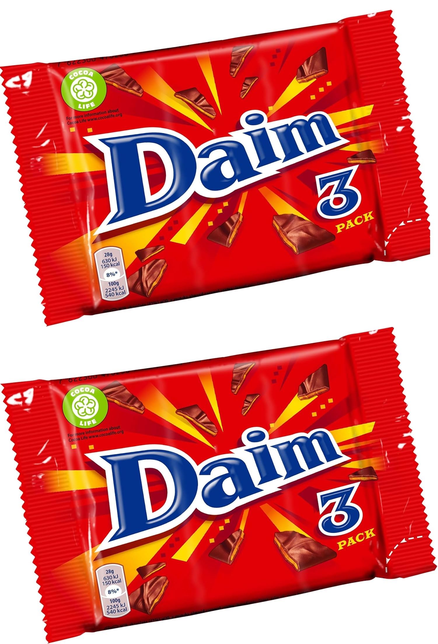 Daim Milk Chocolate Bars Delicious With a Crunchy Almond and Caramel Each Pack Contain 3 Pieces 84 Grams Pack Of 2 (UK) (B0DJ1GVK3Y) Amazon Price History, Amazon Price Tracker