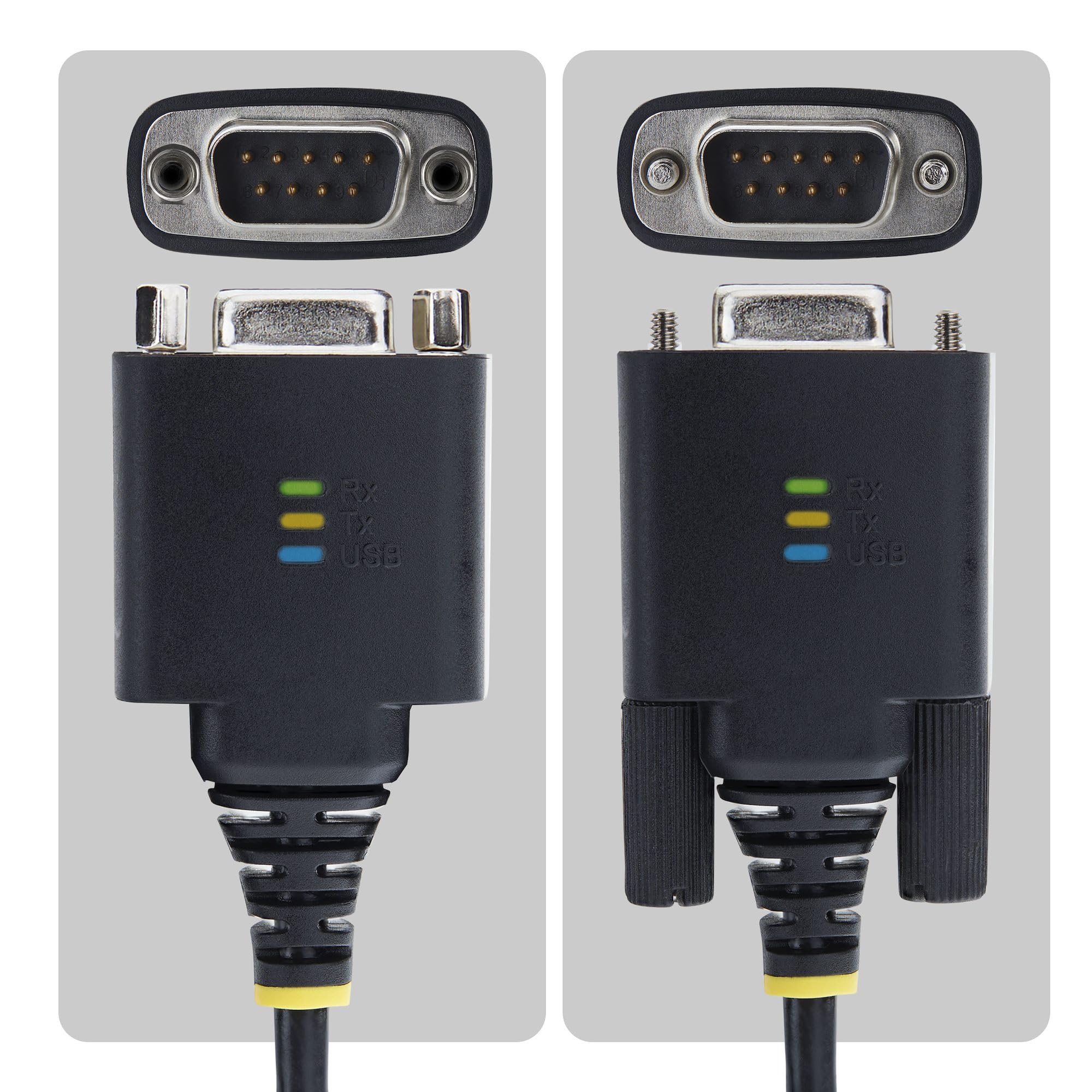 StarTech Câble USB-C vers Série de 2 m, Rétention COM, Puce FTDI