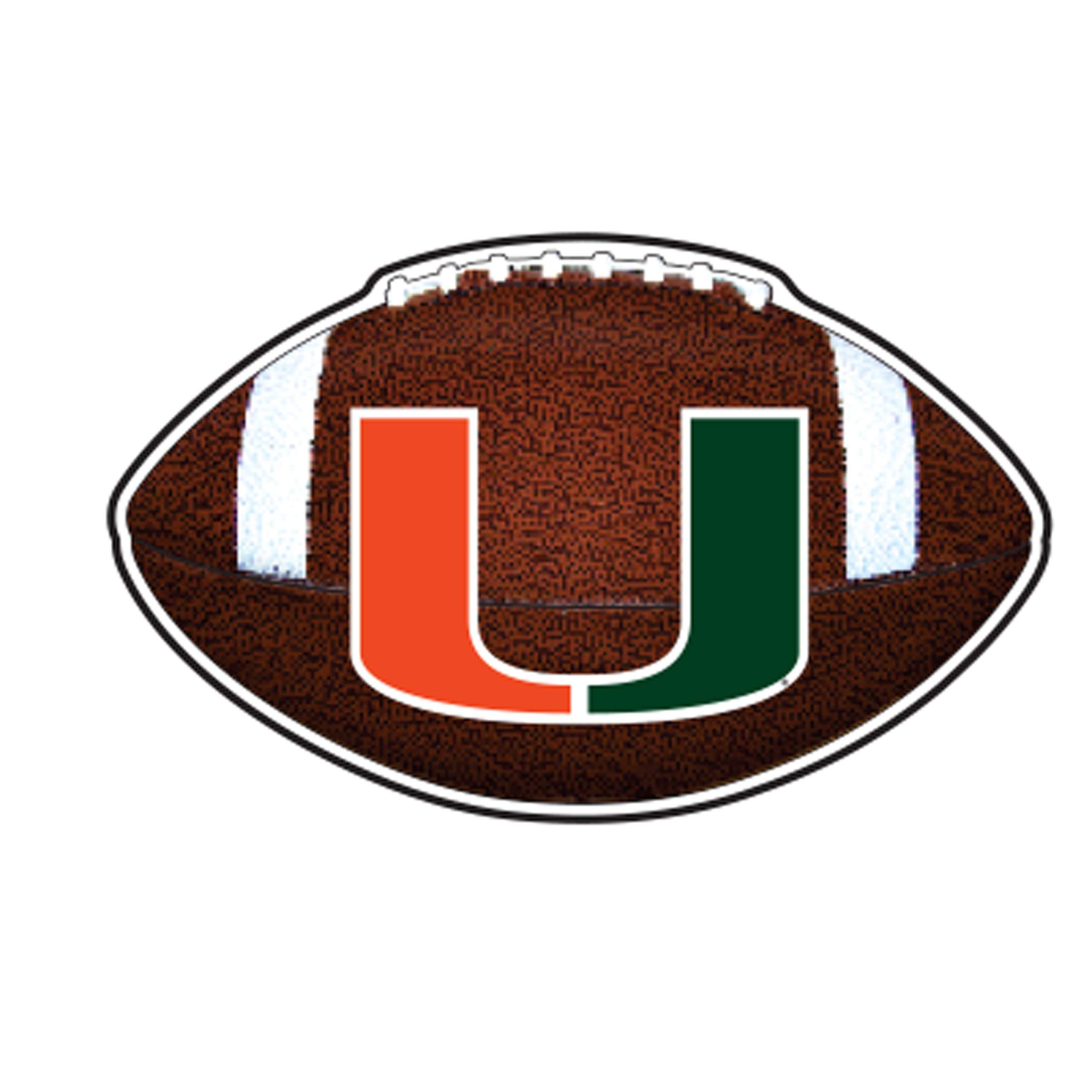 Magnet U football Miami Aimant 8'' anti-rayure pour personnaliser un casier métallique