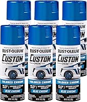 Vista 10 de Rust-Oleum 343346 Pintura en aerosol cromada personalizada automotriz, 10 onzas, color negro, (paquete de 1)