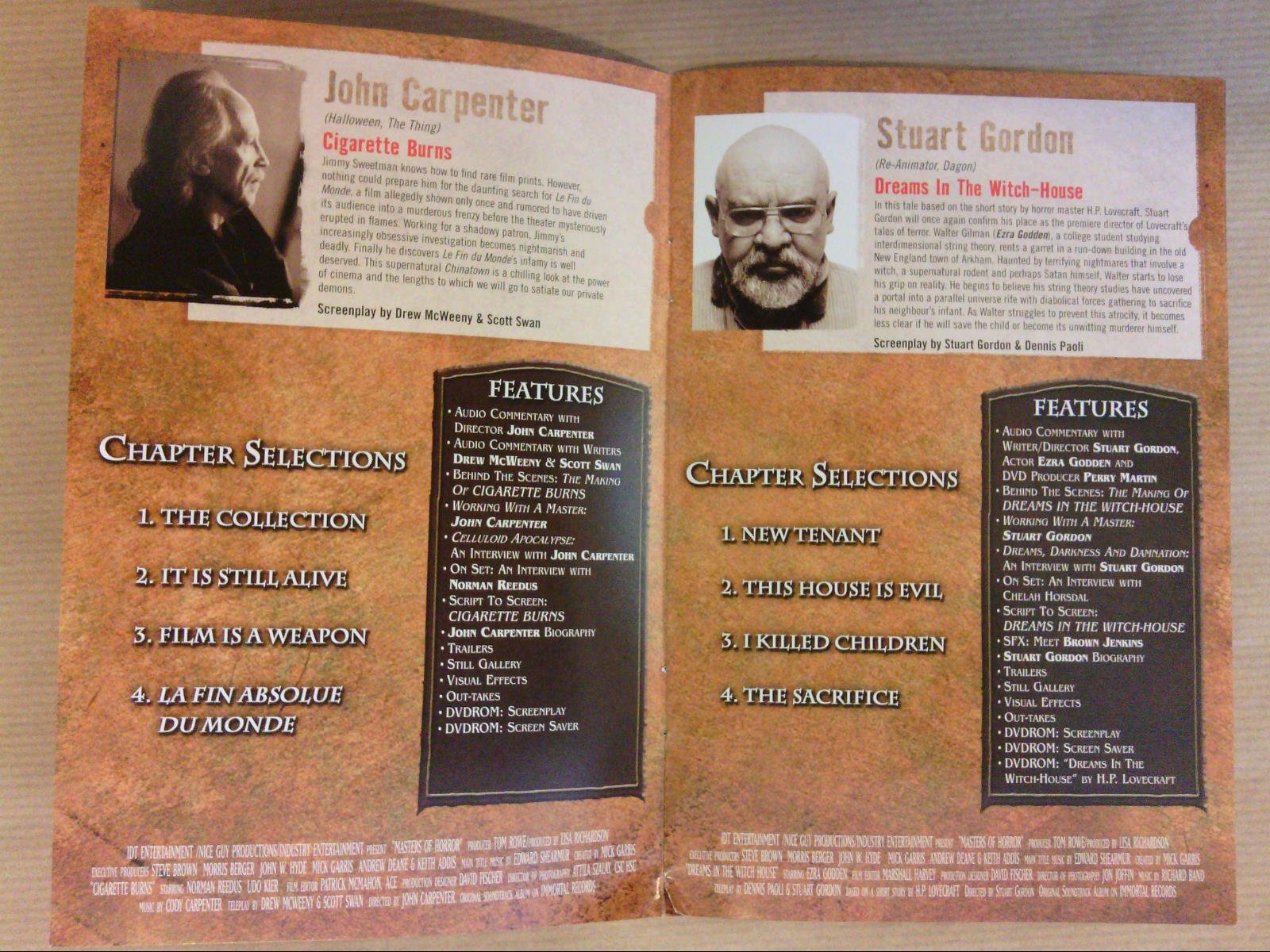 Masters Of Horror S1 Part 1 (7 Dvd) [Edizione: Regno Unito] [Edizione: Regno Unito]