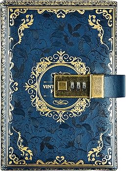 Amazon.co.jp: 鍵付きノート アンティーク B6 鍵付き パスワード