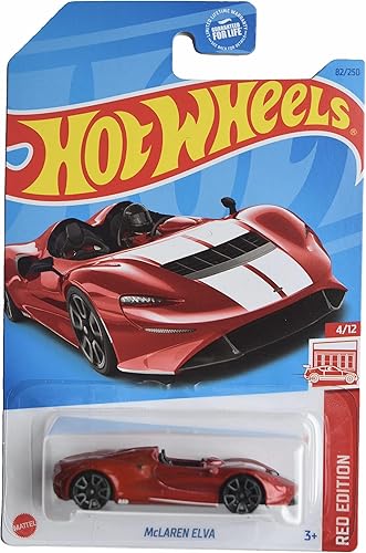 Hot Wheels McLaren Elva, Edición Roja 412 rojo 82250