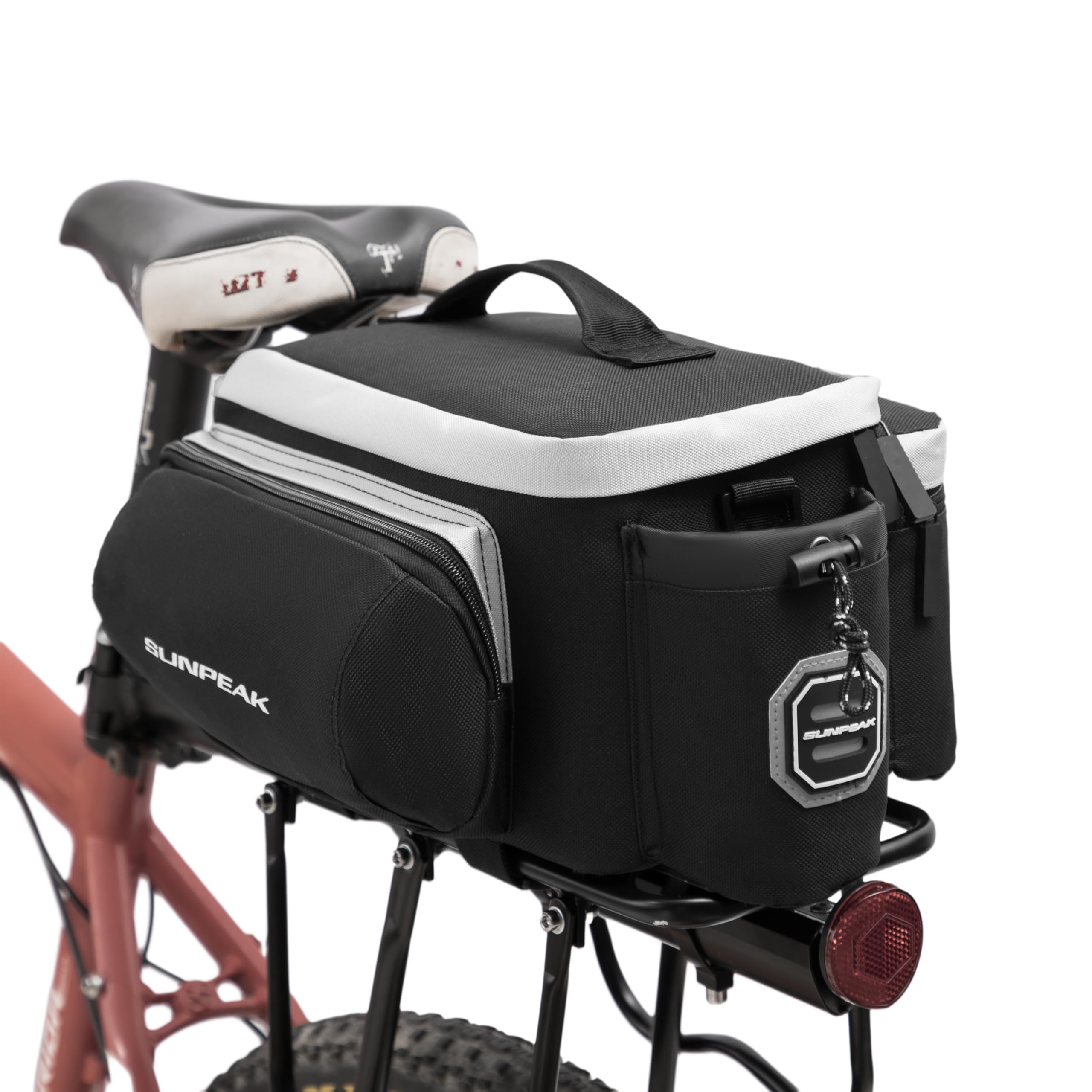 Amazon.com: Sunpeak Bike Rear Rack Bag Waterproof Ebike Mountain