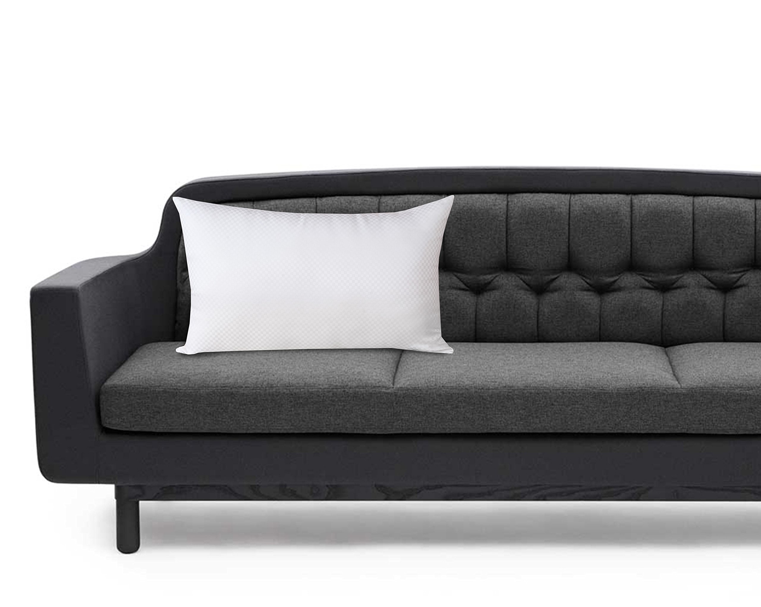 Signature Microfiber Home Estella Imperial Soft Pillow - (17" x 27", White)