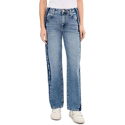 Брюки KUT from the Kloth Sienna High-Rise Straight Leg Five-Pockets in Brilliantly