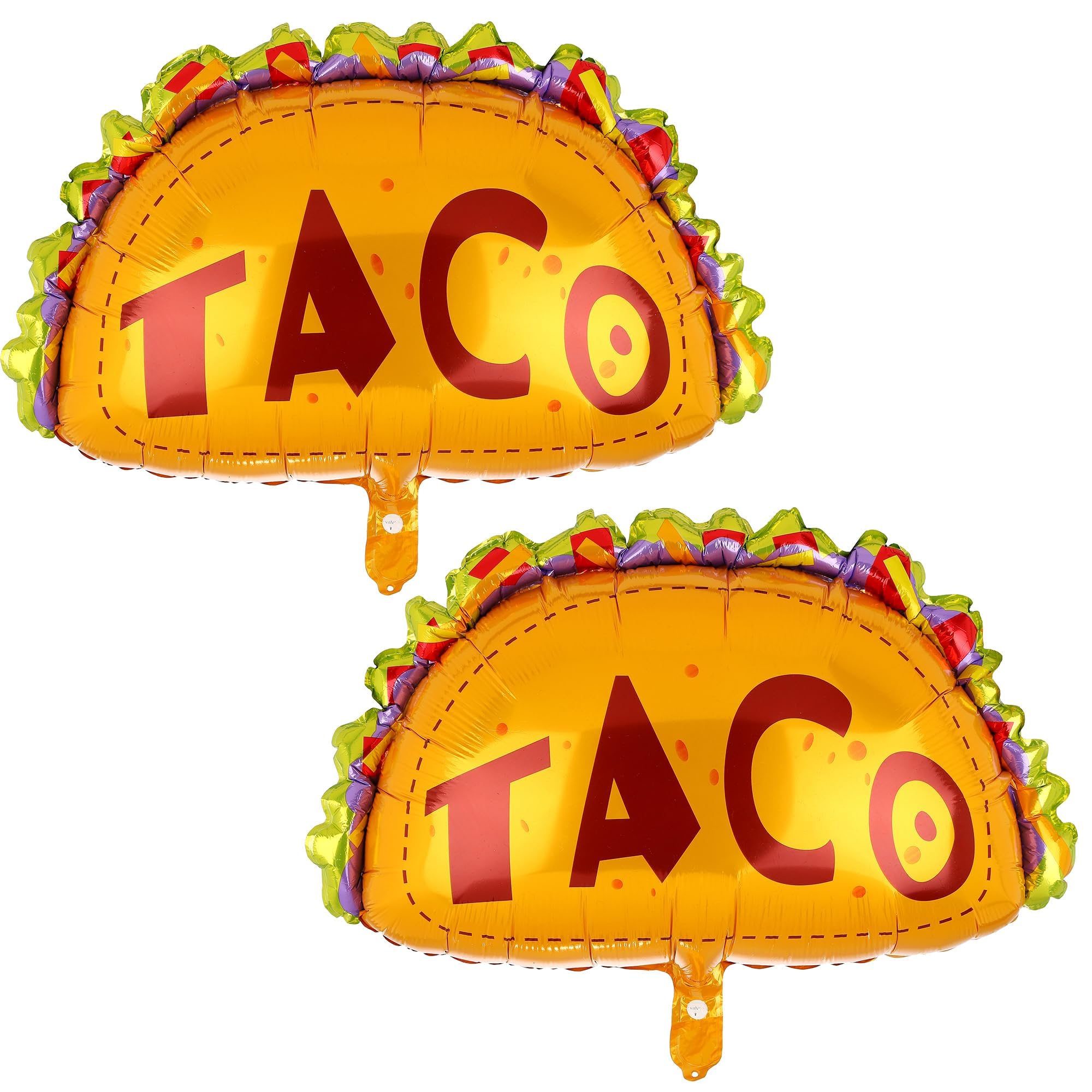 View 1 of 2 Pcs Mexico Taco Big Mylar Foil Balloon Mexican Final Fiesta Theme Party Decoration