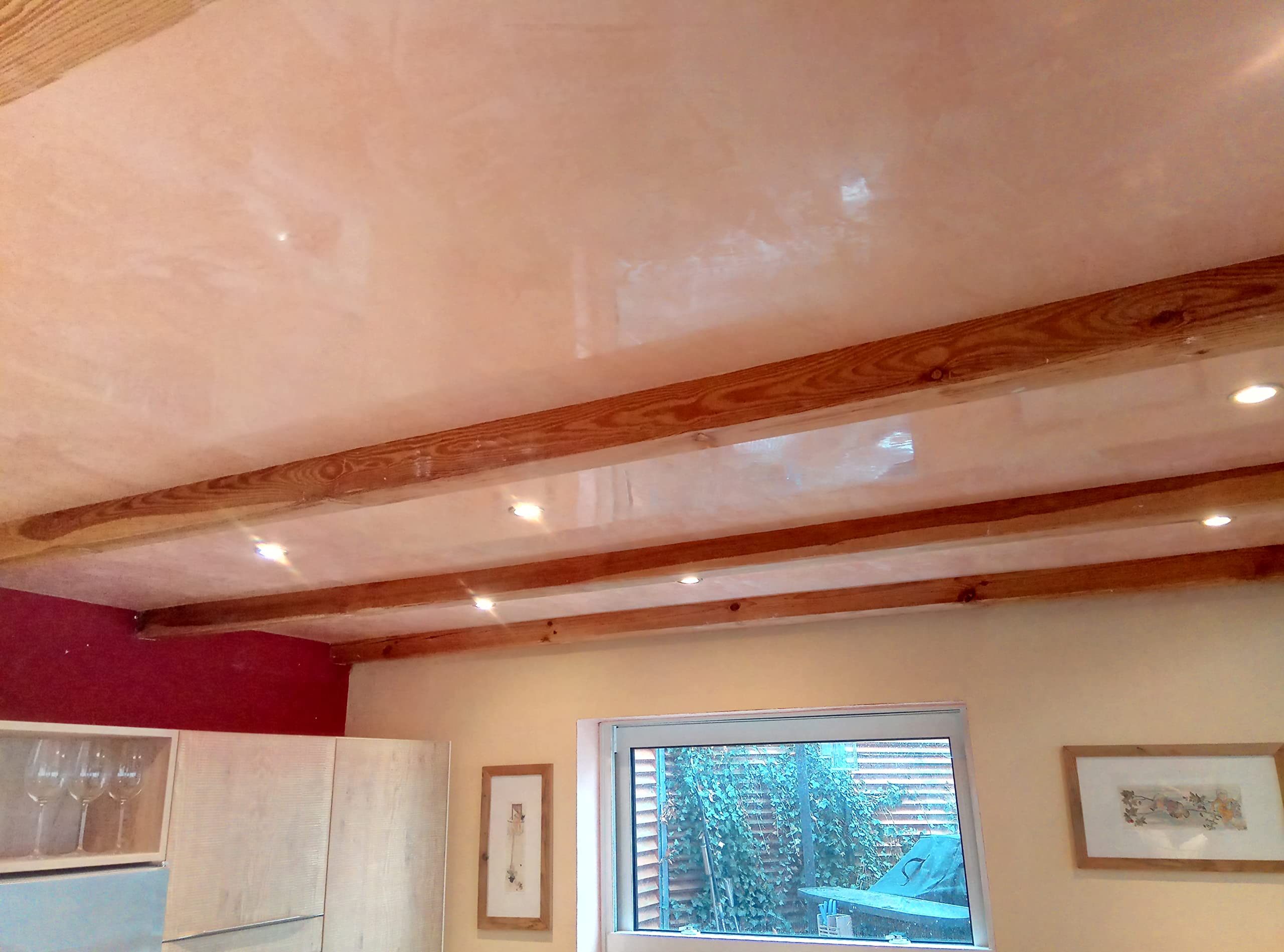 Spachtelmasse Marmorputz | Stucco Veneziano | hochglänzend | 8kg | Verkleidung für Innen- und Aussenwandflächen | Kalkpresstechnik | Strukturpaste | Wandfarbe