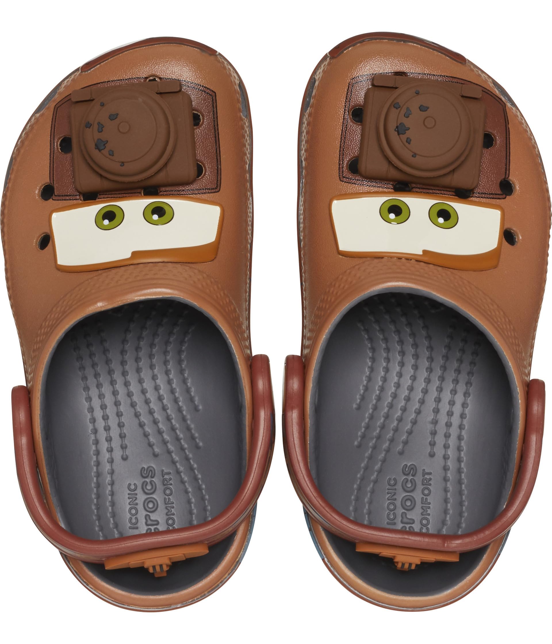 Crocs Disney Cars Mater Classic Clogs Obstrucción para niños Unisex