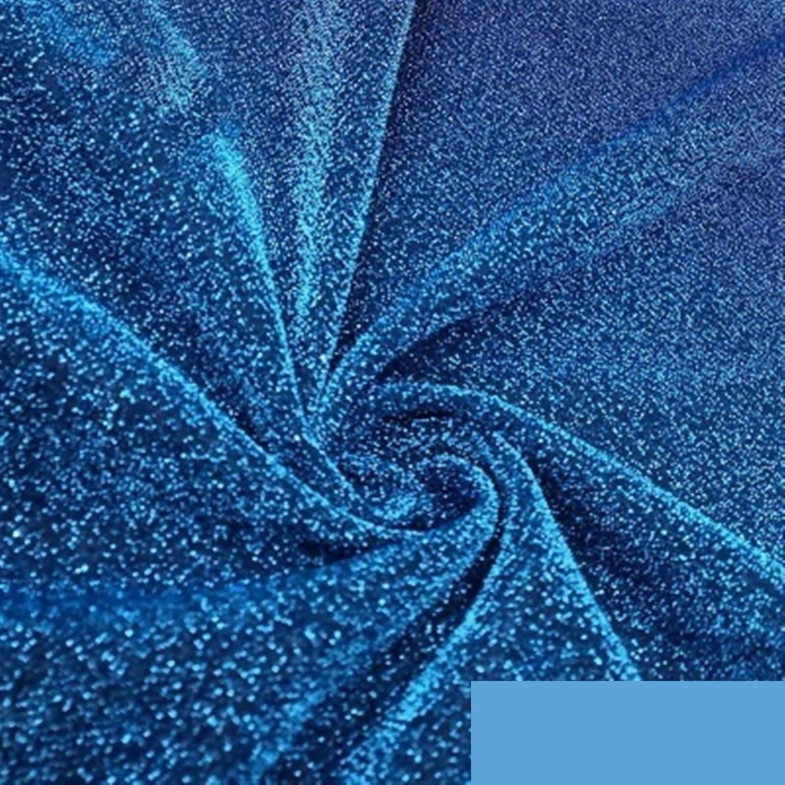 Fabric, Fashionable Glitter Starry Sky Knitted Stretch Fabric Multicolor 100cm x 150cm(19)