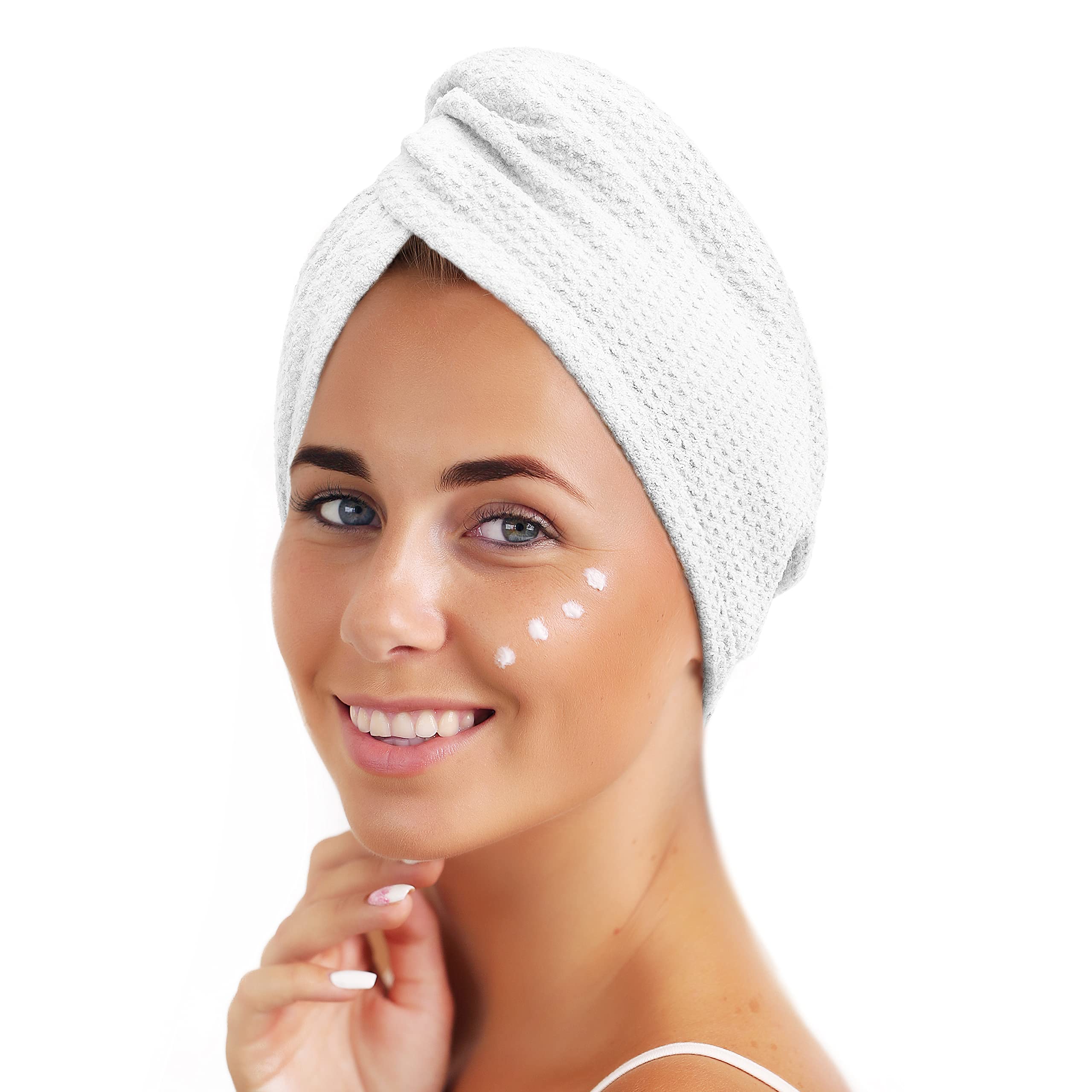 Serviette pour Cheveux - HAIR TURBAN - Serviette en microfibre à séchage rapide - PACK