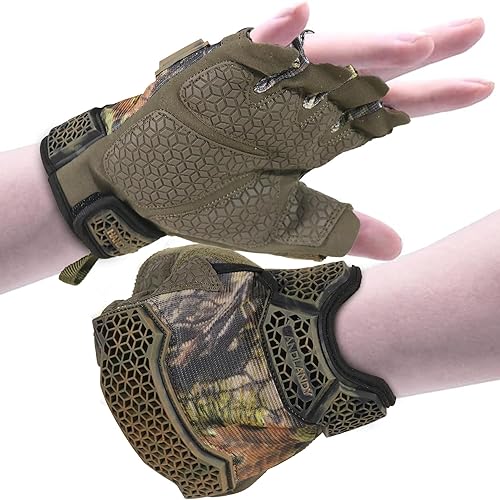 Miniatura 10 de Guantes de trabajo Framer, guantes de marco sin dedos, guantes de carpintero de dedo abierto, alta destreza, ajuste de rendimiento, duraderos