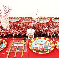 Vista 11 de Alice Tea Party Decorations - Baby Shower Paper Plates, Napkins, Cups & Straws for 24 Guests, 120 Pcs Disposable Party Dessert Dinnerware