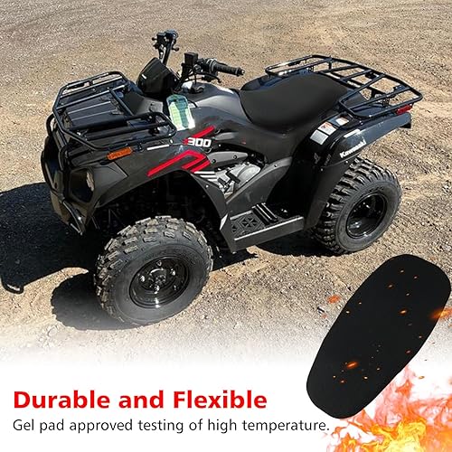 Miniatura 3 de SUNPIE Almohadilla de asiento para cuatrimoto, universal, 3D, material de gel de alta elasticidad, transpirable, cómodo, absorción de impactos para