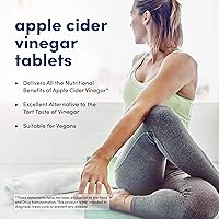 Vista 4 de Vinagre de sidra de manzana American Health Products 200 Tabs