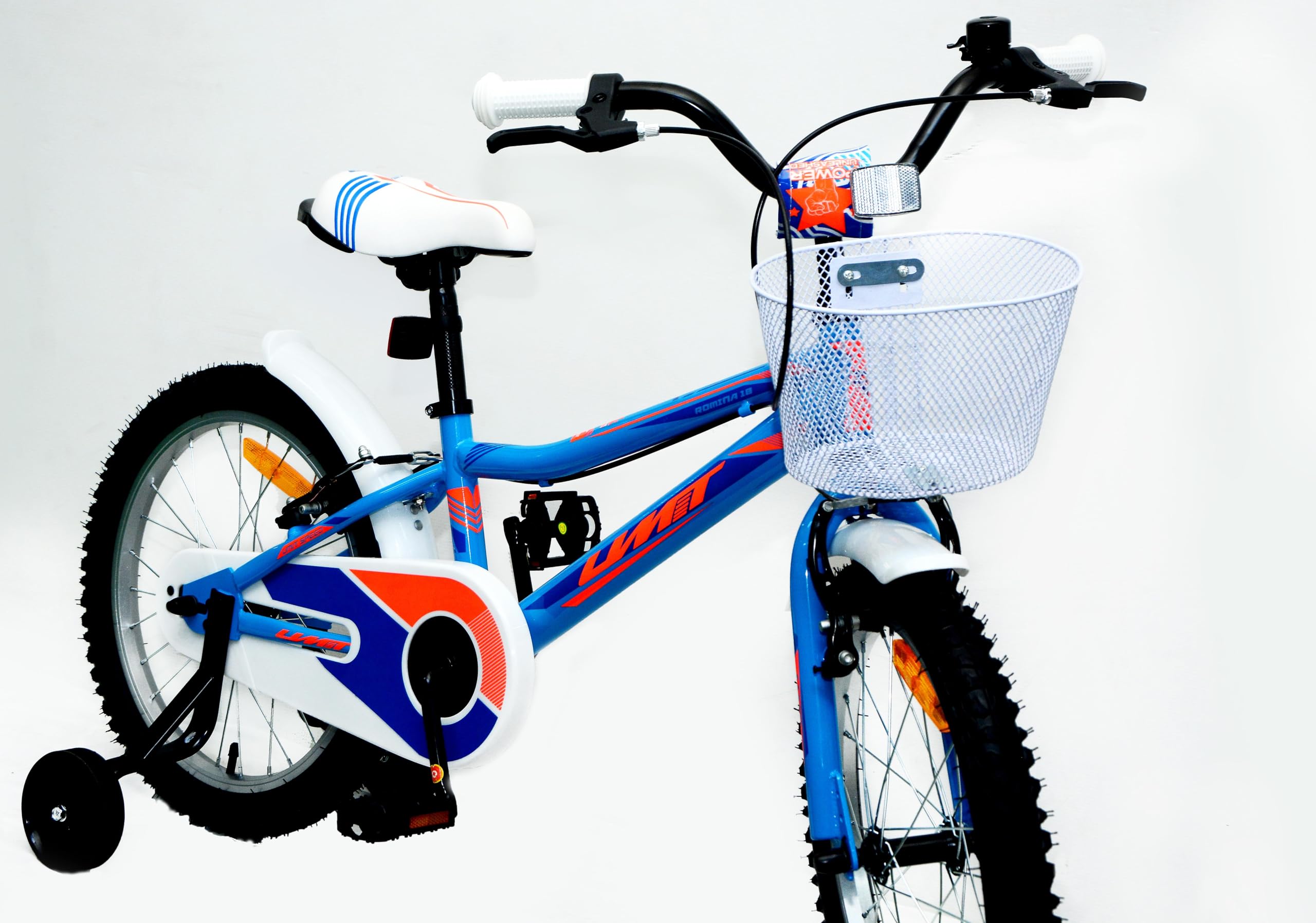 Bicicleta 18 Pulgadas niña | Bicicleta niña 6-8 años + Frenos V-Break + Estabilizadores + Cuadro Acero | Segura y Resistente