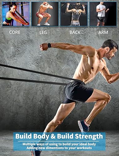 Miniatura 4 de Pull Up Bands, Resistance Bands Set for Working Out, Pull Up Assist Bands Exercise Bands Workout Bands for Men & Women, Body Stretching, Physical