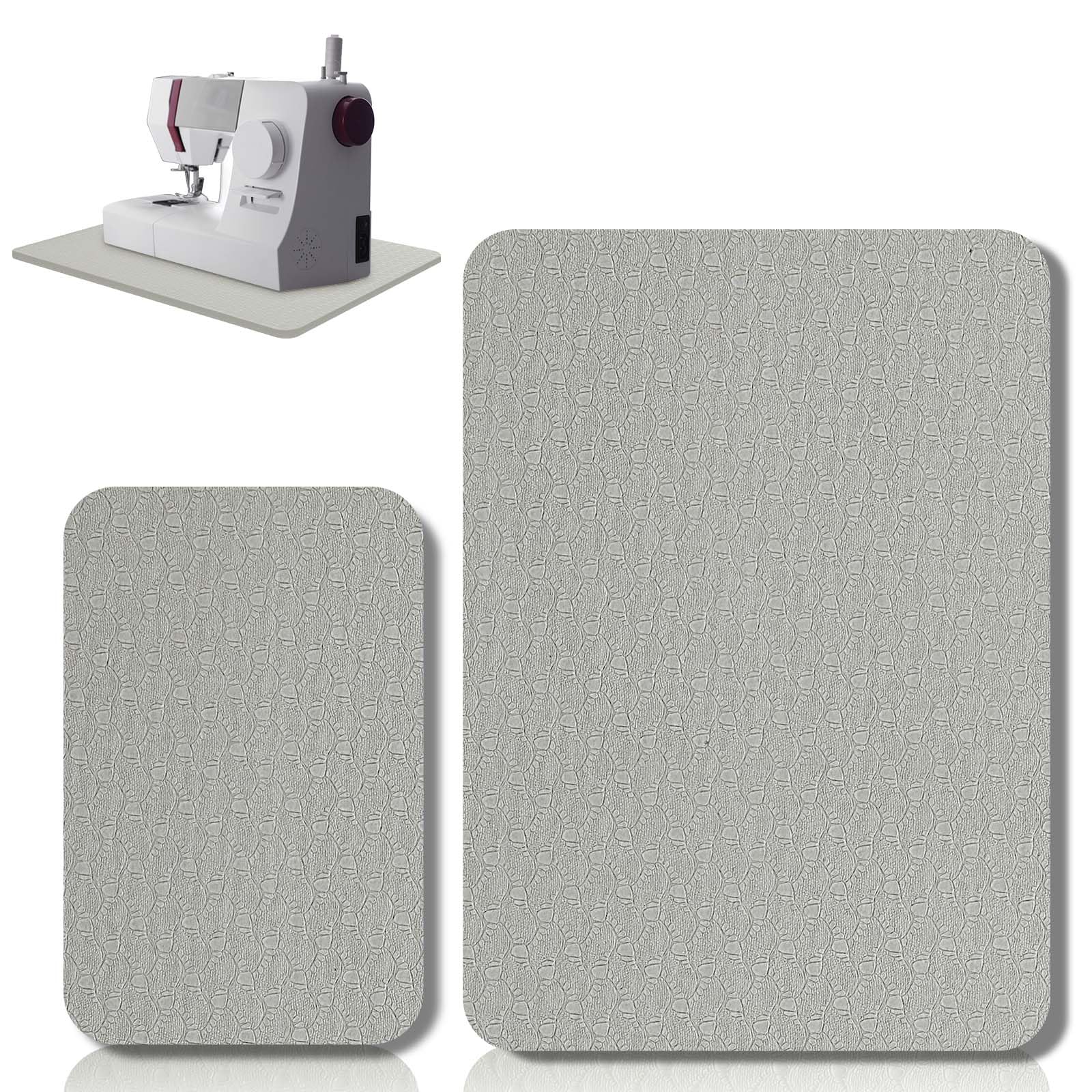 Sewing Machine Mat Pedal, 5" X 20" and 9" X 14", Gray