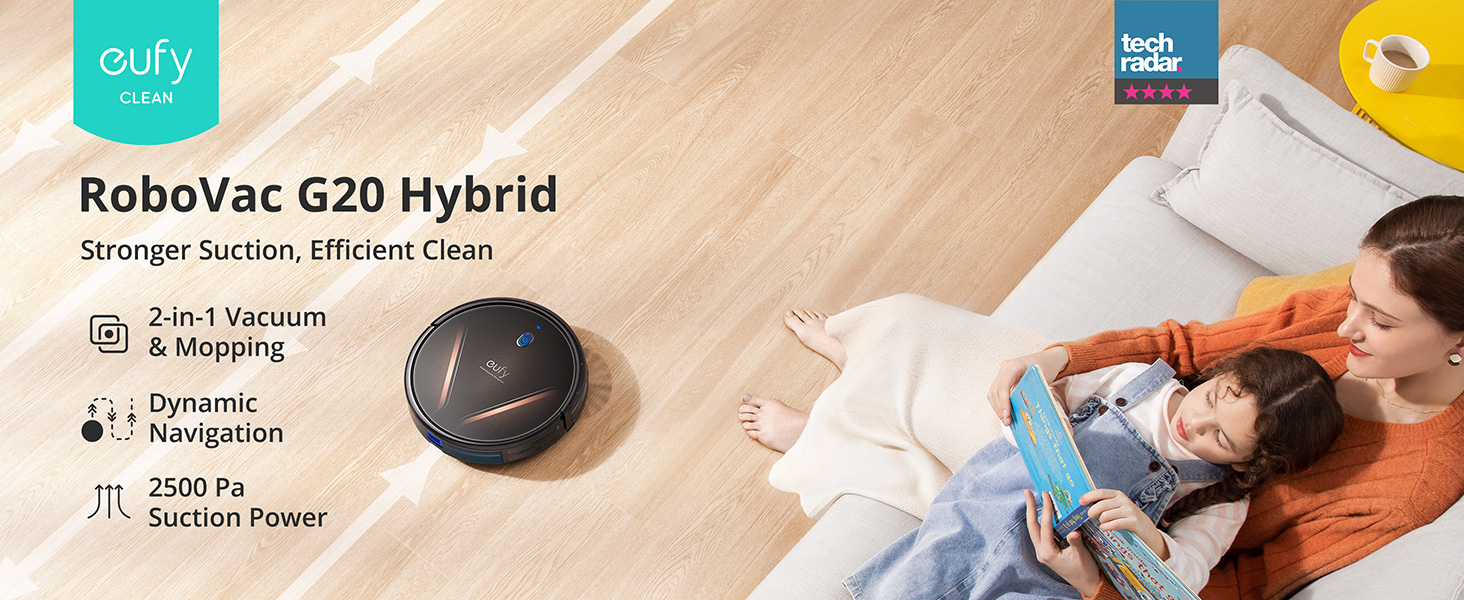 Amazon.com: eufy by Anker, RoboVac G20 Hybrid, 2500 Pa Strong