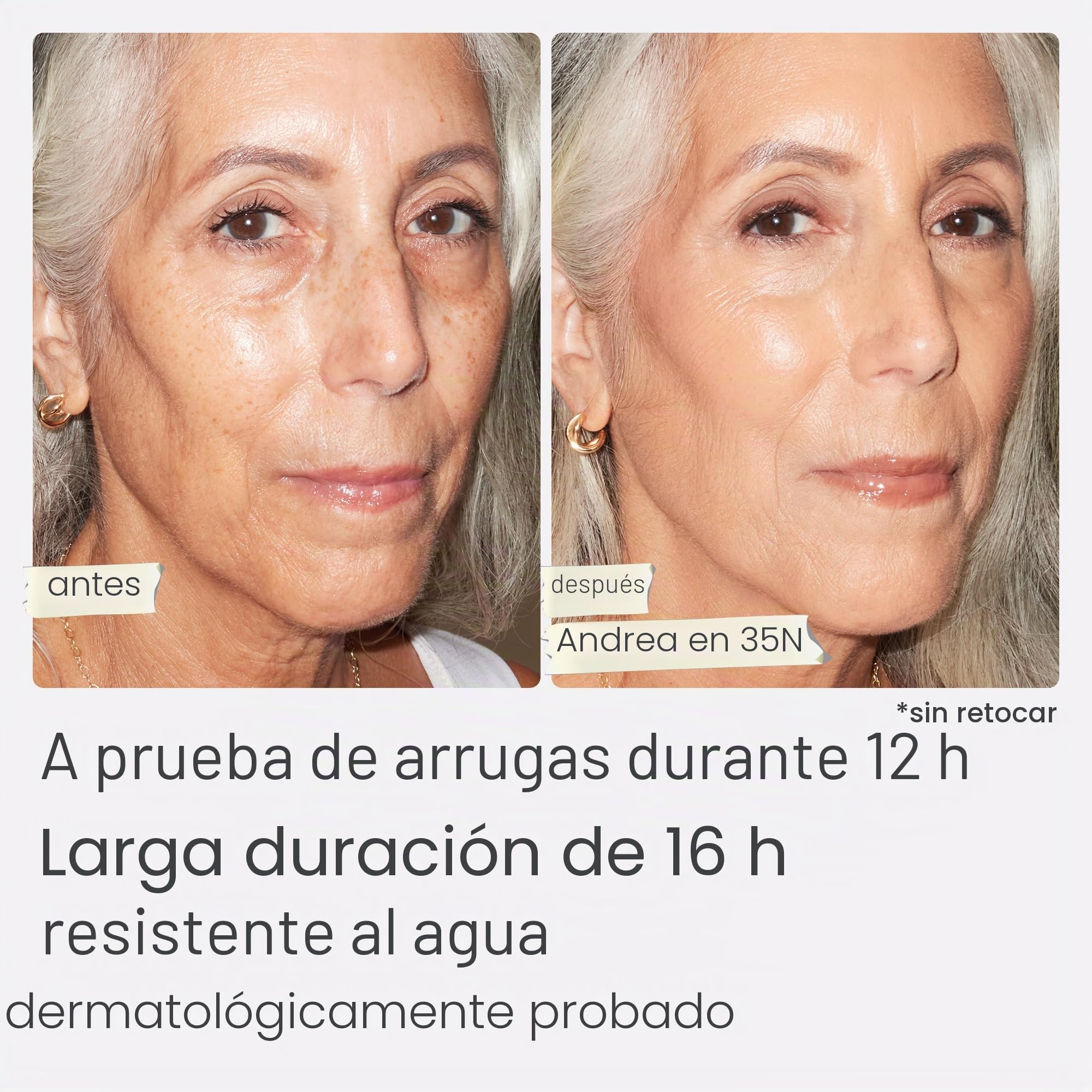 Corrector doble uso Tarte, para contouring, medio (tamaño mediano con tonos durazno)