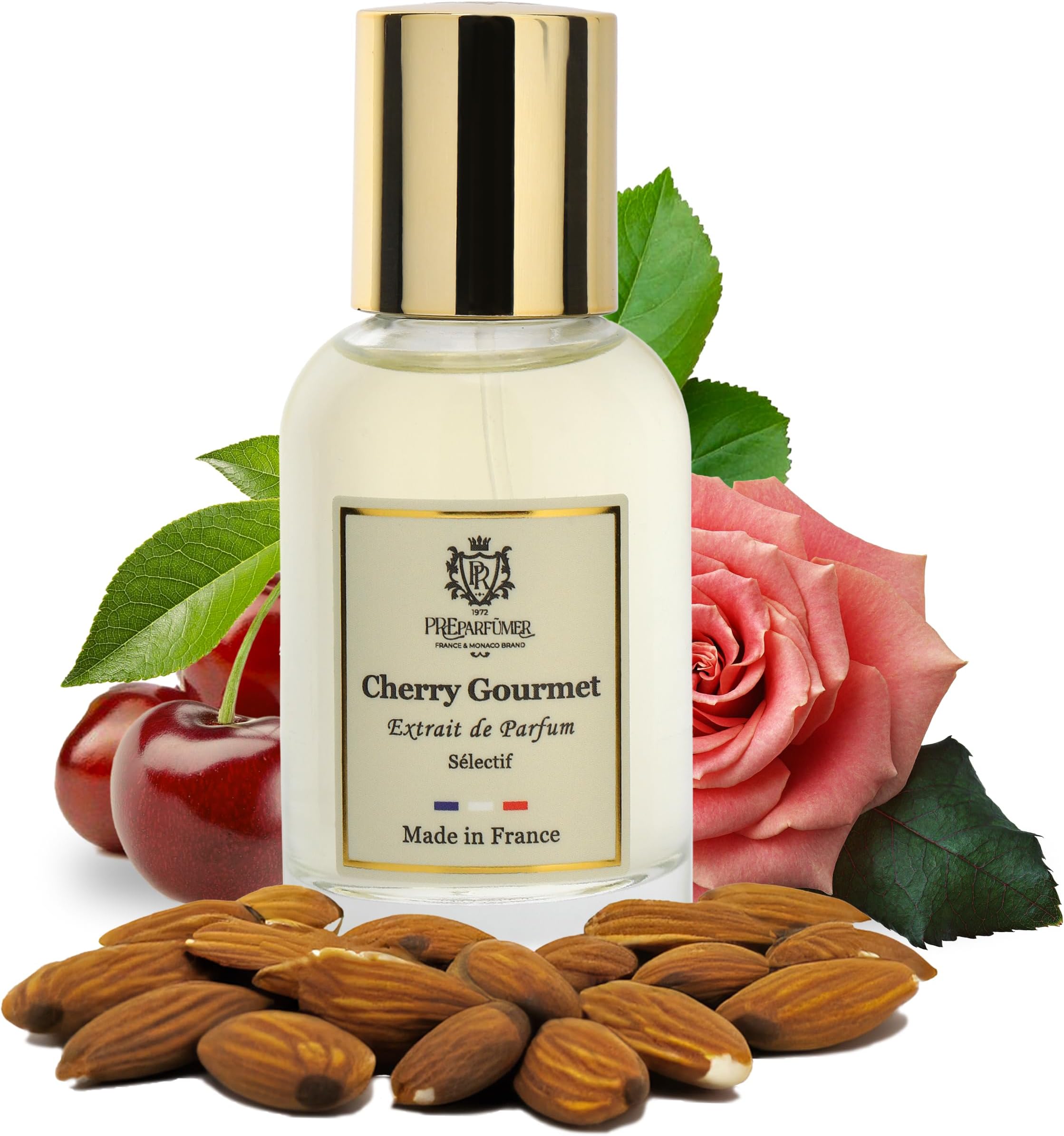 From France Cherry Gourmet Perfumes for Women 30ml - Floral Fruity Gourmand Scent - Luxury Fragrance with Cherry & Almond - Long Lasting Perfume With Jasmine Notes - Gifts for Women