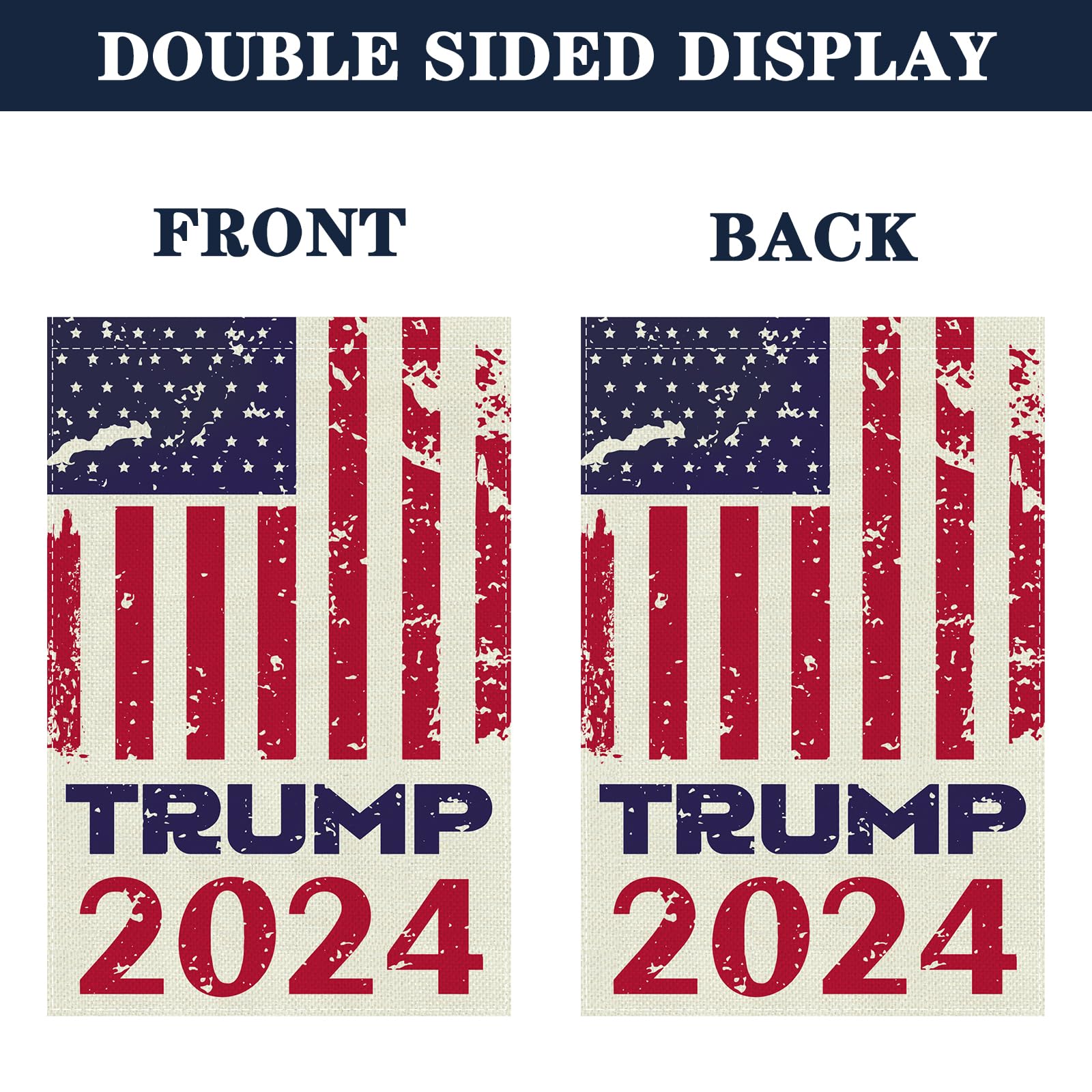 Take America Back Gartenflagge – Doppelseitig, 30,5 X 45,7 Cm, Outdoor-Flagge Für Hof & Terrasse
