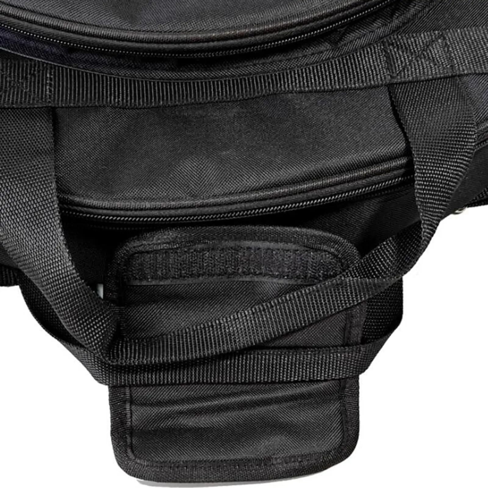Bolsa Platillos Bolsa portátil for platillos de tambor tela Oxford con asa y divisores, estuche grande almacenamiento a prueba polvo for viajes