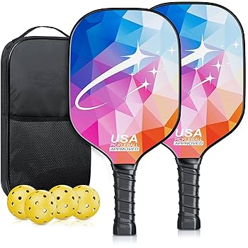 ピックルボール パドル ARRONAX カーボンファイバー USAPA 承認 青 Amazon | Arronax ピックルボールパドル Usapa承認 T700 熱成形
