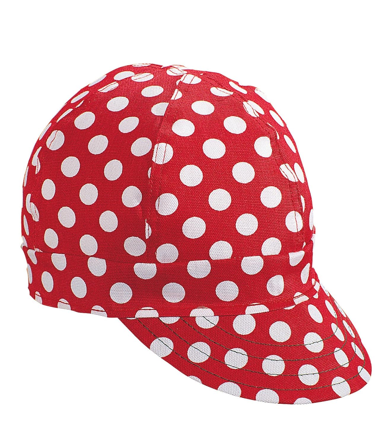 White Dot Style Welder Cap, Cotton 