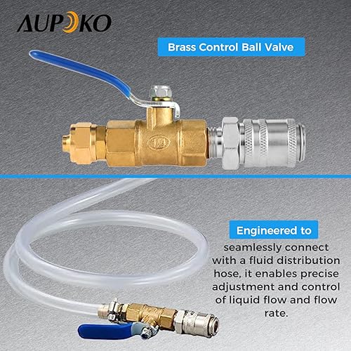 Miniatura 6 de Aupoko Adaptador de llenado de aceite fluido de transmisión automática con herramienta de reemplazo de válvula de cierre compatible con VW Audi 09G