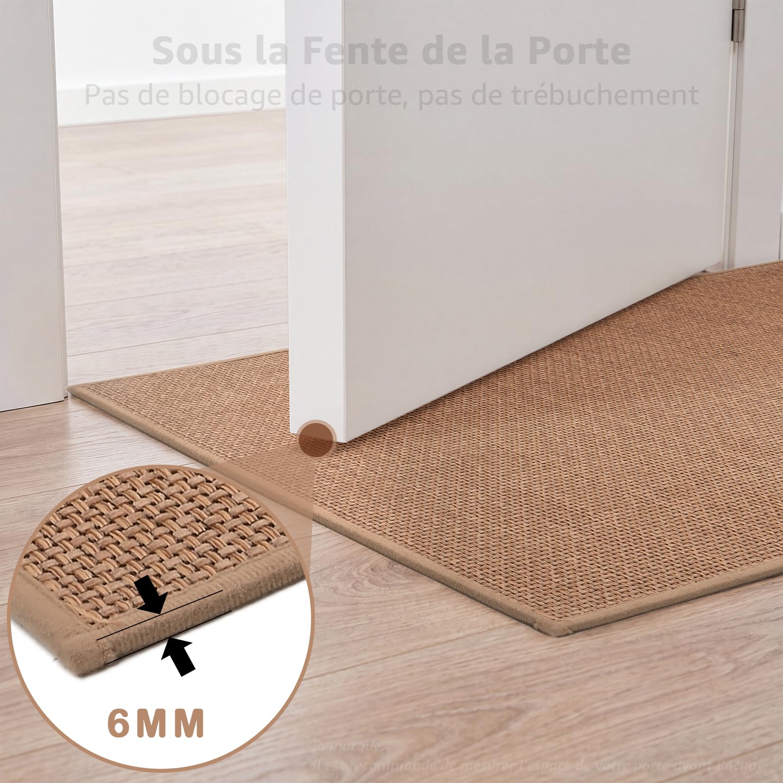 Tapis Entree Interieur, 44x150cm Antidérapant Tapis Couloir Cuisine