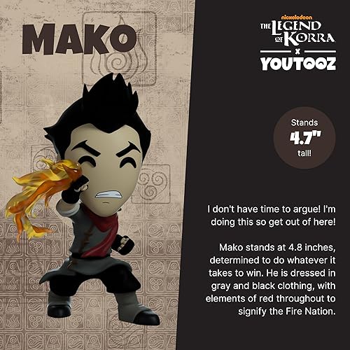 Miniatura 2 de Youtooz Mako - Figura de vinilo de 4.8 pulgadas, colección Legend of Korra
