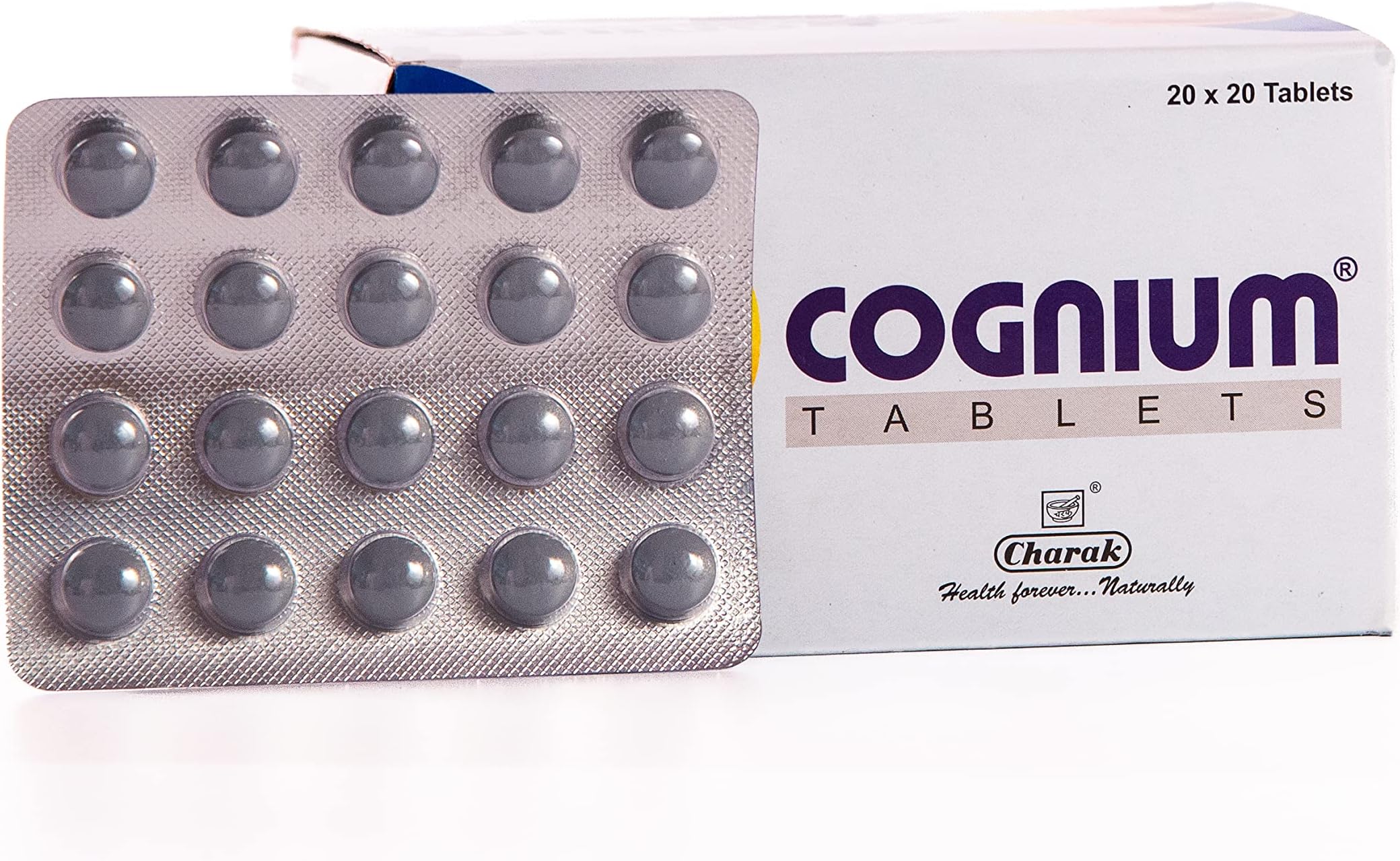 Charak Pharma Cognium Tablet (20 Tabs, Pack of 2)
