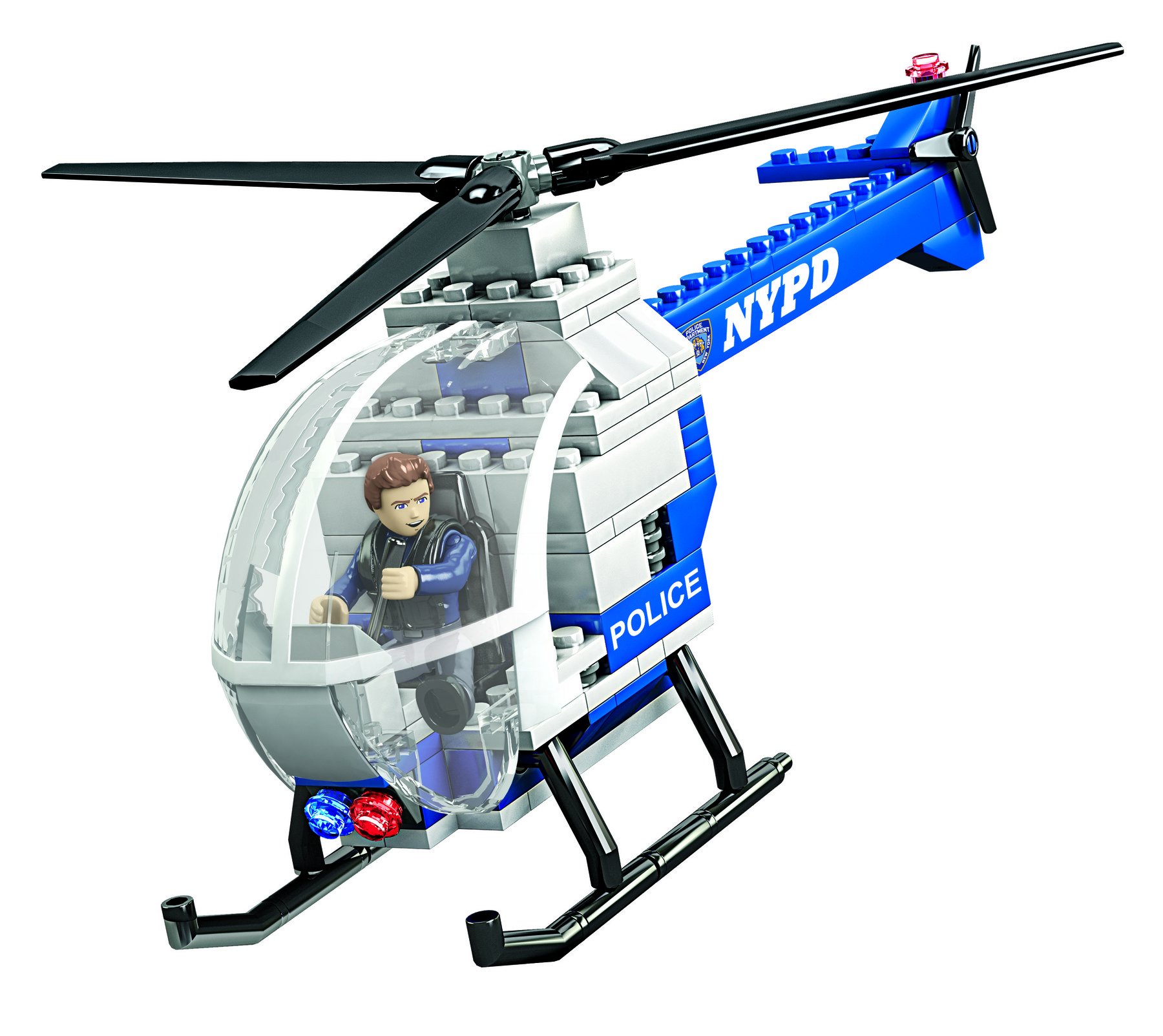 Mega Bloks World Builders Nypd Police Chopper Desertcart INDIA