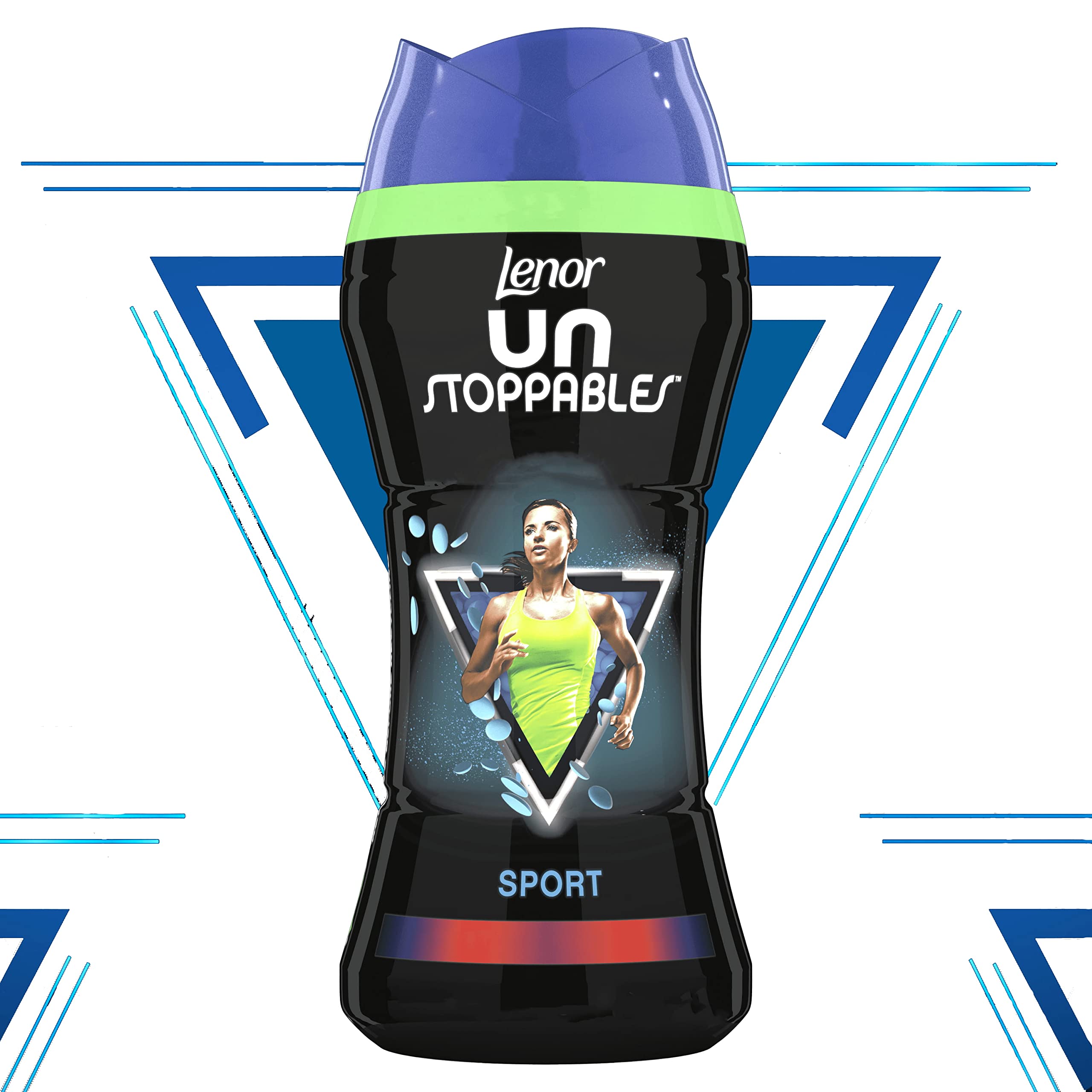 Lenor Unstoppables Sport Wzmacniacz zapachu stosowany podczas prania, 210g, zapewnia intensywną świeżość aż do następnego prania x6