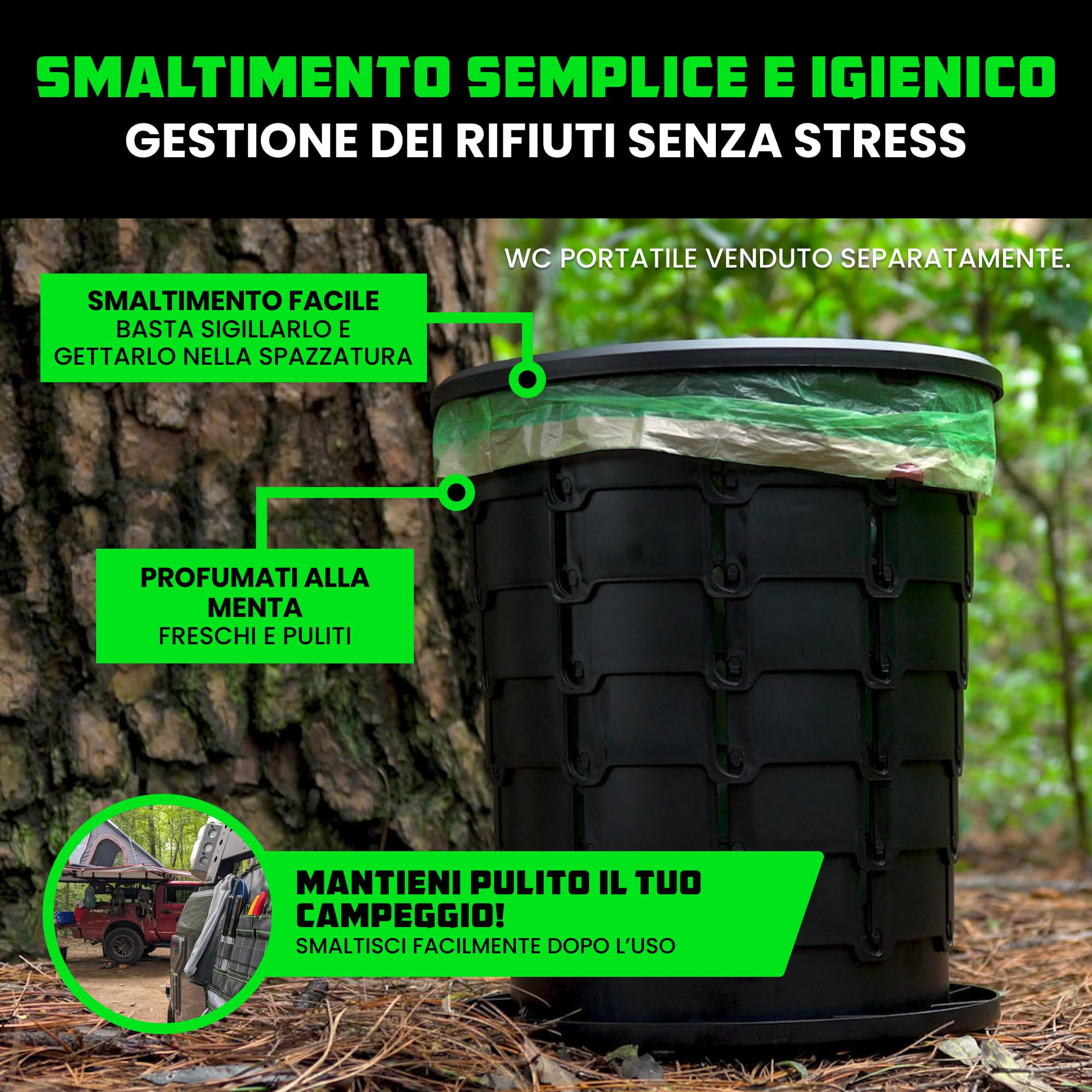 Rhino USA Sacchetti extra per WC e WC portatili