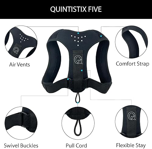 Miniatura 3 de Nuevo 2024 Corrector de postura - Soporte de espalda para hombres y mujeres - Soporte ajustable para la parte superior de la espalda - Alivio del