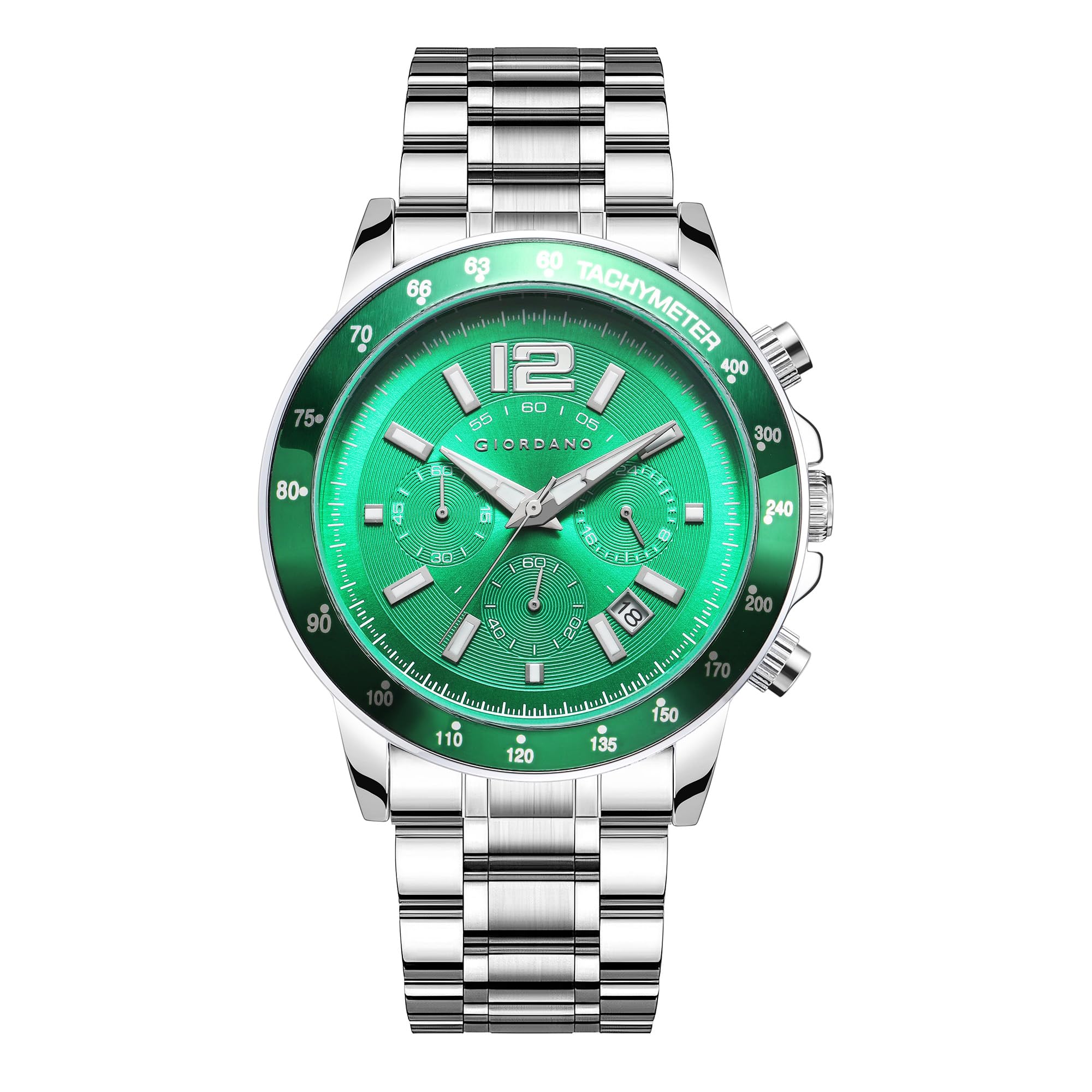 Giordano Analog Stylish Watch for Men Water Resistant Fashion Watch Round Shape with Multi-Functional Wrist Watch for Men & Boys to Compliment Your Look/Ideal Gift for Male - GZ-50058 (B0C7427BD1) Amazon Price History, Amazon Price Tracker