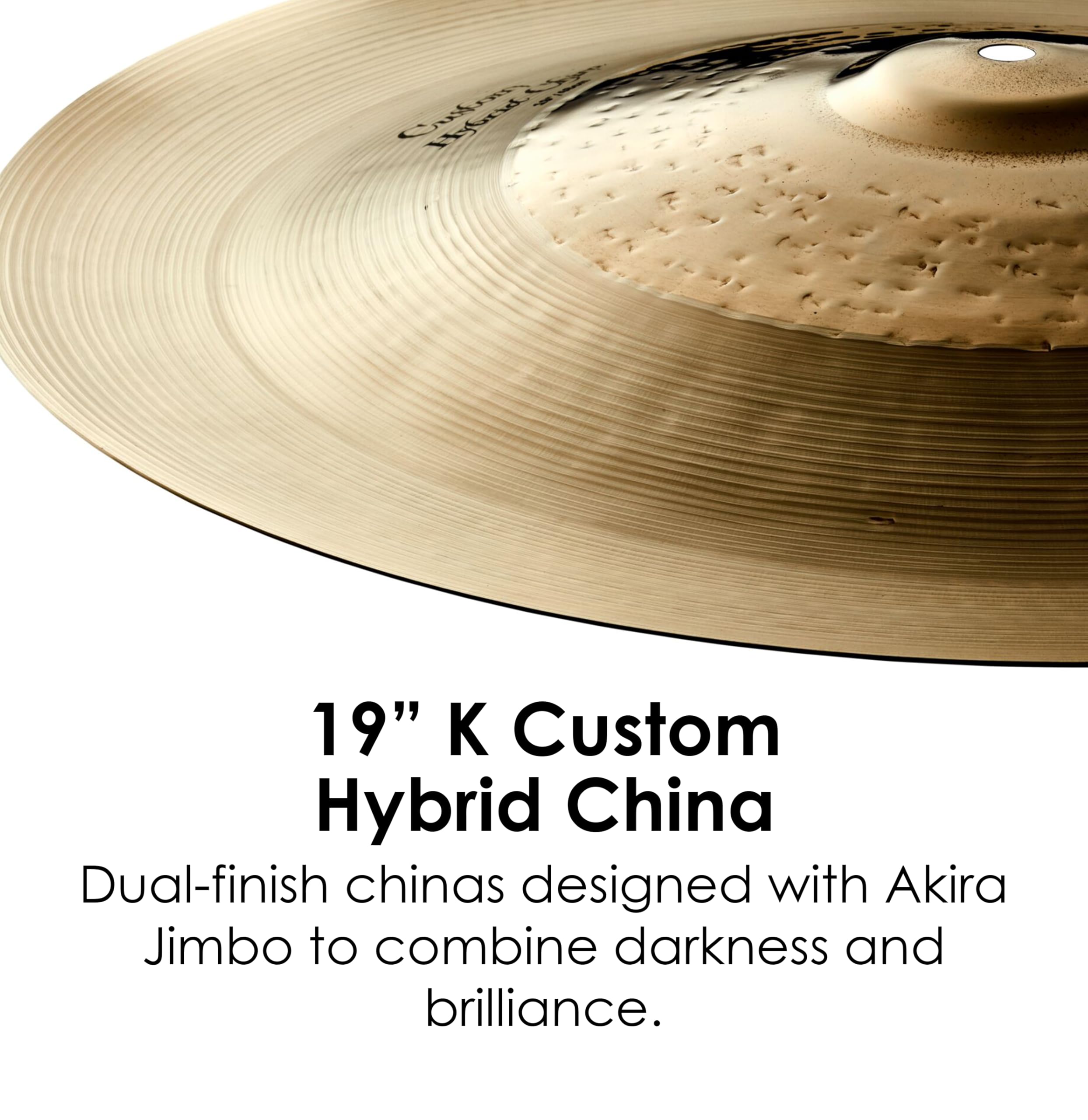 Zildjian K Custom Series - 19" Hybrid China Cymbal