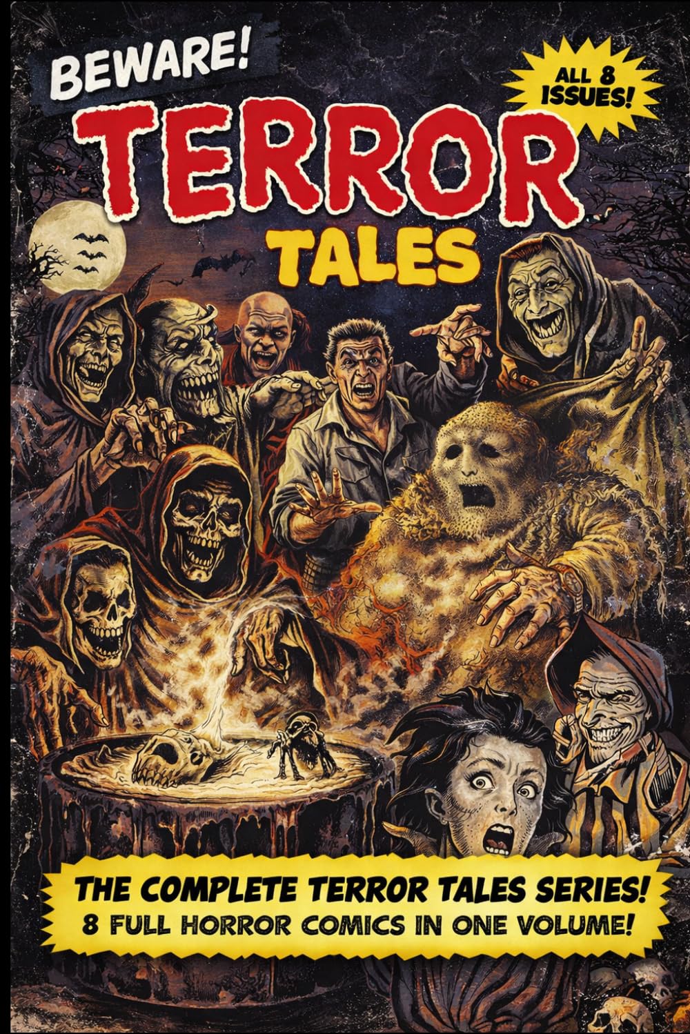 Beware! Terror Tales: The Complete Series: All 8 Issues • Classic Golden Age Horror Comics