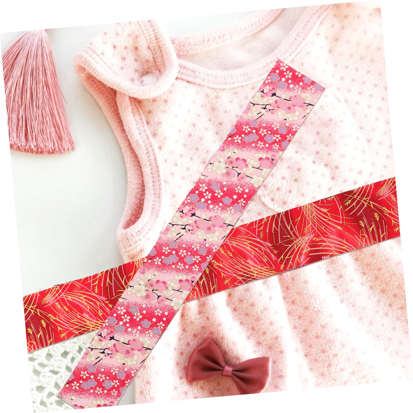 40blätter Baumwollstoffstreifen Patchwork Stoffpaket Quiltstoffe Nähstoffe zum Selbermachen Stoffbögen für Kleidung Taschen und Haarschmuck