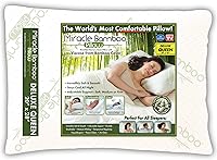 Ontel Miracle Shredded Memory Foam Pillow Queen - Cooling Bamboo Cover, Adjustable Support for Better Sleep